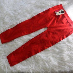 Sofra Bright Red Leggings - Free Size, NWT